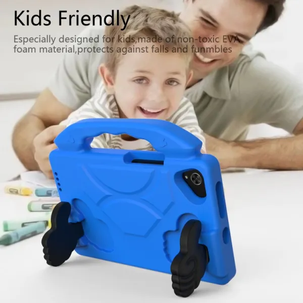 KIDDO Detský obal pre Huawei MediaPad M5 8.4" modrý