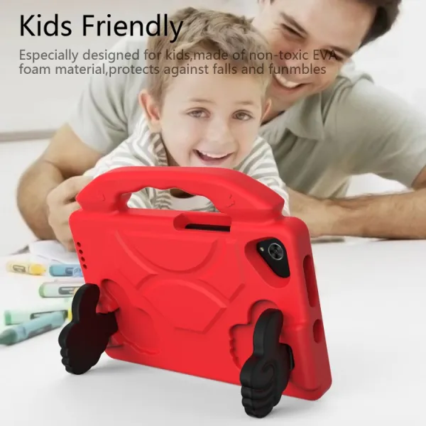 KIDDO Detský obal pre Huawei MediaPad M5 8.4" červený