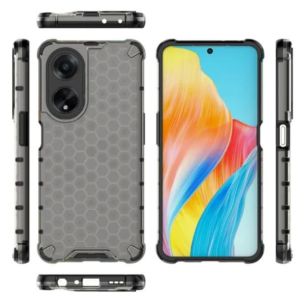 HONEYCOMB Ochranný kryt Oppo A98 5G čierny