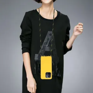 ROPE Kryt so šnúrkou Xiaomi Redmi 12C žltý