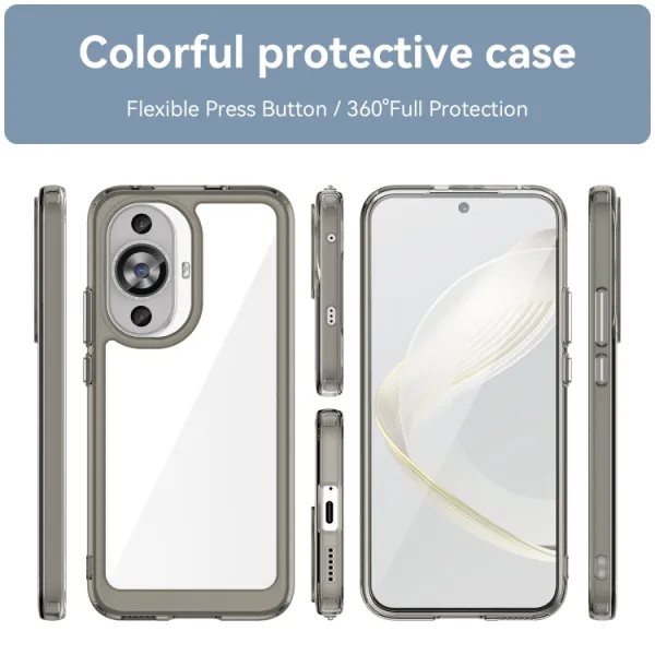 CRYSTAL Ochranný kryt pre Huawei nova 11 šedý