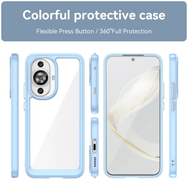 CRYSTAL Ochranný kryt pre Huawei nova 11 modrý