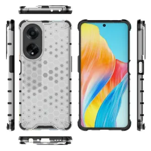 HONEYCOMB Ochranný kryt Oppo A98 5G biely
