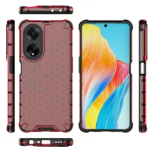 HONEYCOMB Ochranný kryt Oppo A98 5G červený