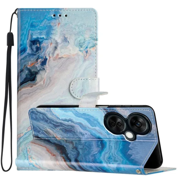 ART Peňaženkový kryt pre OnePlus Nord CE 3 Lite 5G BLUE MARBLE