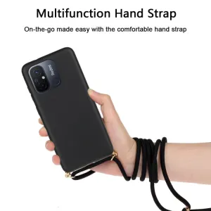 ROPE Kryt so šnúrkou Xiaomi Redmi 12C čierny