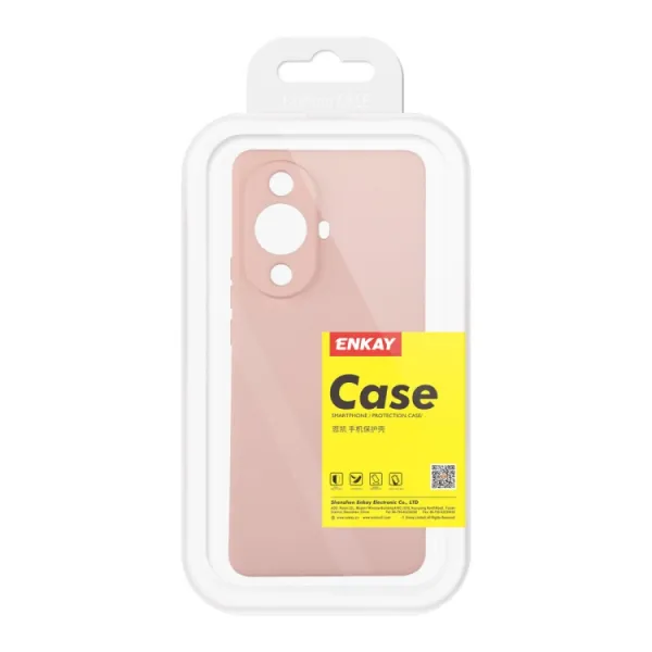 ENKAY SET Silikónový obal a 2D sklo Huawei nova 11 modrý