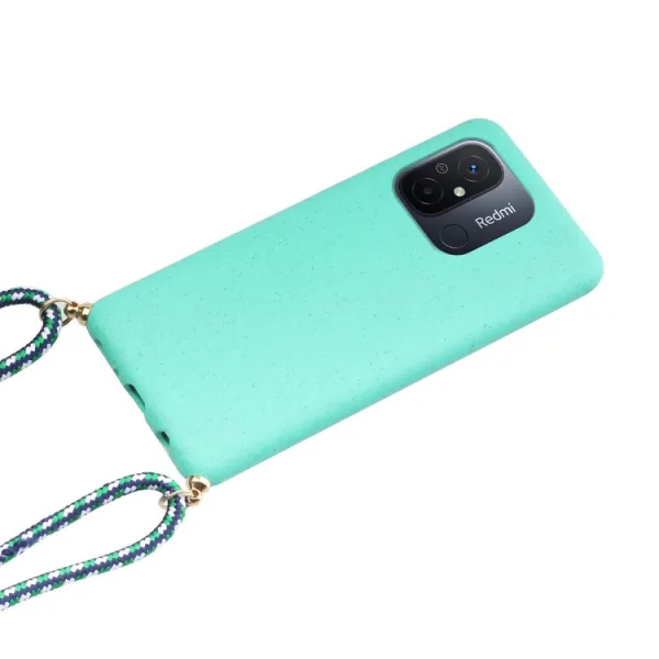 ROPE Kryt so šnúrkou Xiaomi Redmi 12C svetlozelený