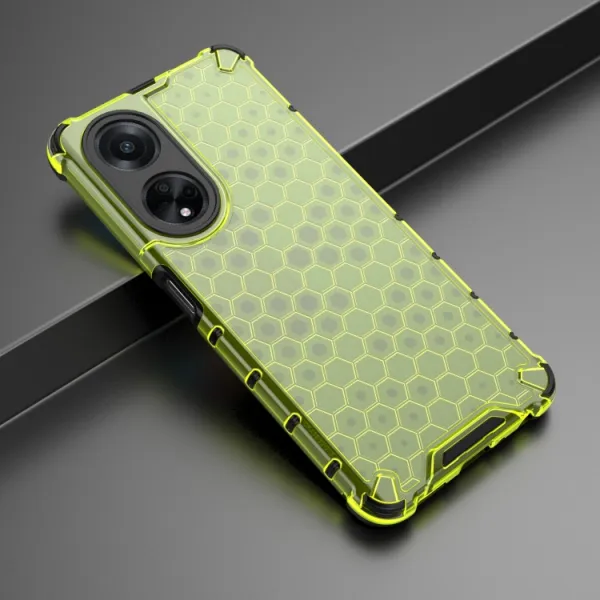HONEYCOMB Ochranný kryt Oppo A98 5G zelený