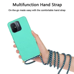 ROPE Kryt so šnúrkou Xiaomi Redmi 12C svetlozelený