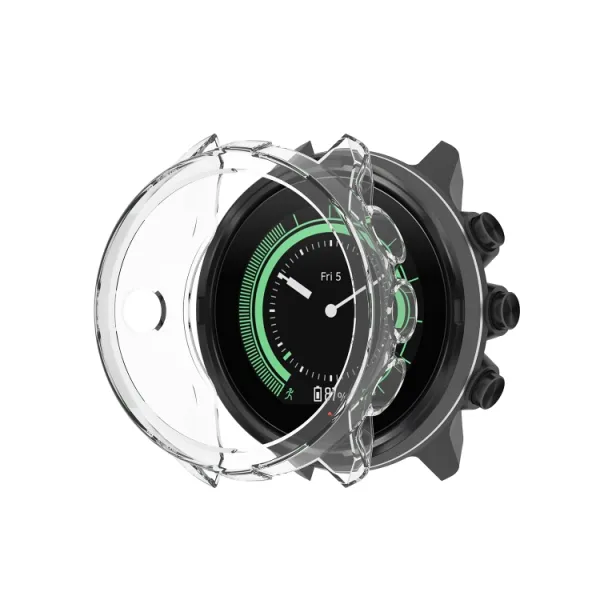 TPU HALF COVER Obal pre Suunto 9 priehľadný