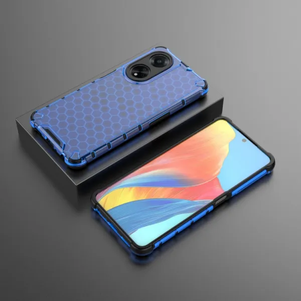 HONEYCOMB Ochranný kryt Oppo A98 5G modrý