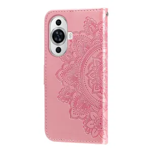 ART MANDALA Peňaženkové puzdro Huawei nova 11 ružové