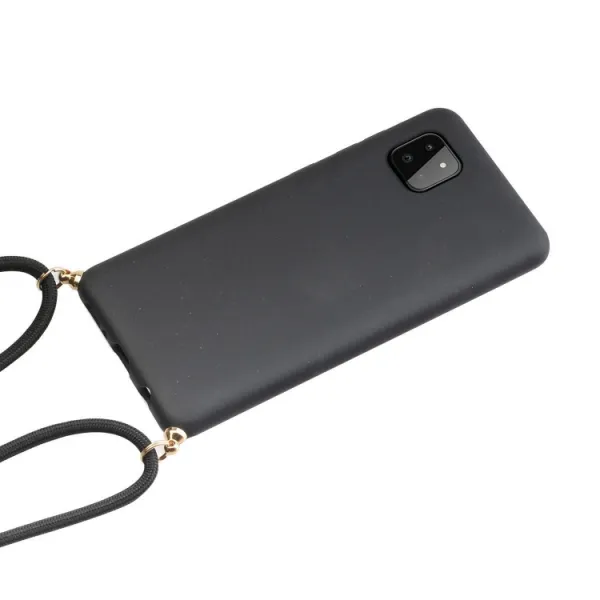 ROPE Kryt so šnúrkou Samsung Galaxy A22 5G čierny