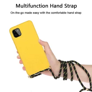 ROPE Kryt so šnúrkou Samsung Galaxy A22 5G žltý