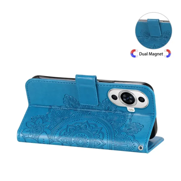 ART MANDALA Peňaženkové puzdro Huawei nova 11 modré