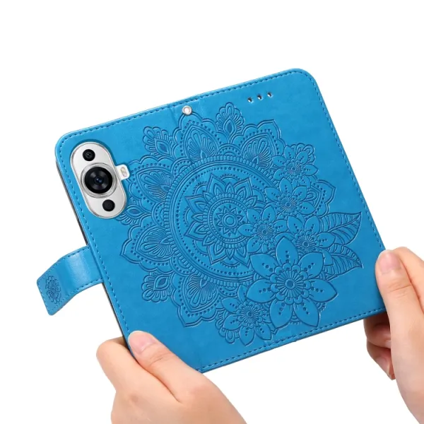ART MANDALA Peňaženkové puzdro Huawei nova 11 modré