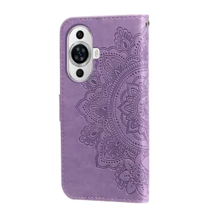 ART MANDALA Peňaženkové puzdro Huawei nova 11 fialové