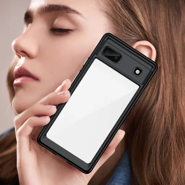 CRYSTAL Ochranný kryt pre Google Pixel 6a čierny