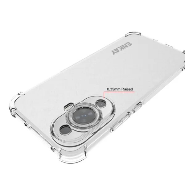 ENKAY AIRBAG Extra odolný kryt Huawei nova 11 priehľadný