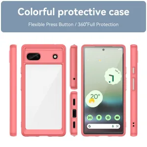 CRYSTAL Ochranný kryt pre Google Pixel 6a červený