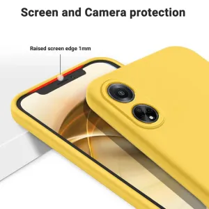 RUBBER Ochranný kryt pre Oppo A98 5G žltý
