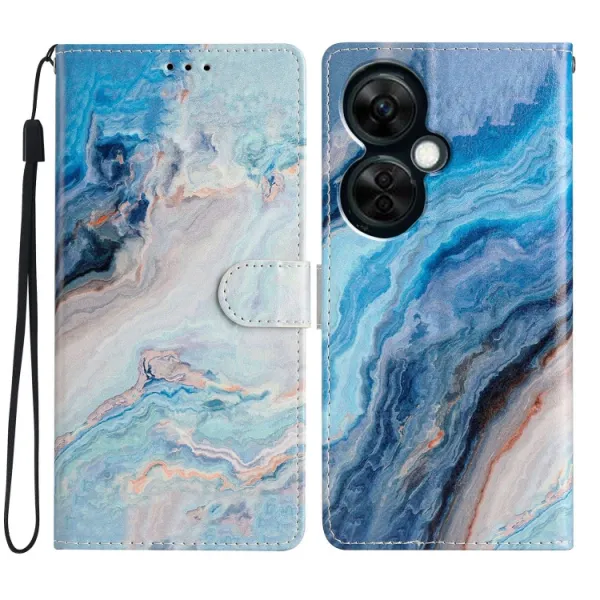 ART Peňaženkový kryt pre OnePlus Nord CE 3 Lite 5G BLUE MARBLE