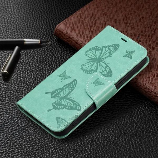 ART BUTTERFLY Peňaženkový obal pre Xiaomi Redmi Note 13 zelený