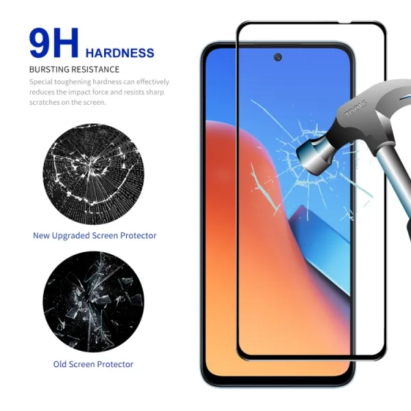 3D Tvrdené ochranné sklo pre Xiaomi Redmi 12