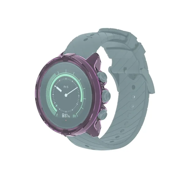 TPU HALF COVER Obal pre Suunto 9 fialový