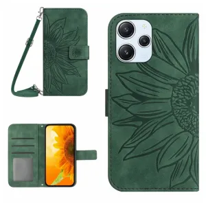 ART SUNFLOWER Peňaženkový obal pre Xiaomi Redmi 12 5G zelený
