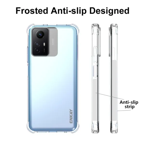 ENKAY AIRBAG Extra odolný kryt Xiaomi Redmi Note 12S priehľadný