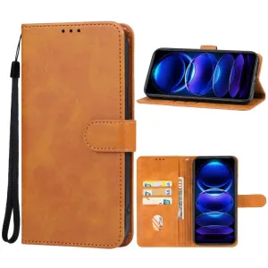 SMOOTH Peňaženkové puzdro pre Xiaomi Redmi Note 12 Pro+ 5G hnedé