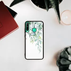 MY ART Ochranný kryt pre Huawei P40 Lite E BLOSSOM GREENERY (155)