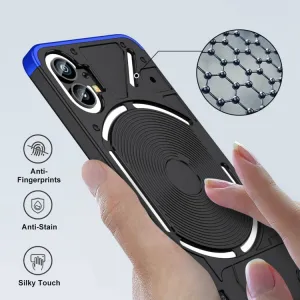 360° Ochranný kryt Nothing Phone 1 čierny-modrý