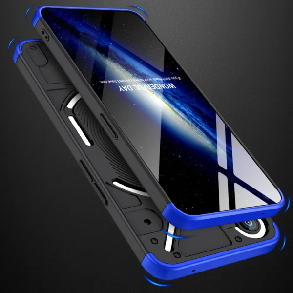 360° Ochranný kryt Nothing Phone 1 čierny-modrý
