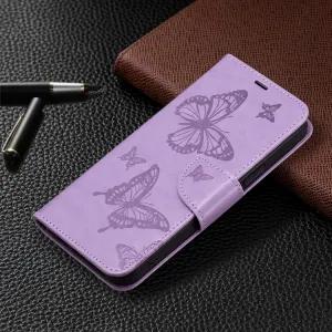 ART BUTTERFLY Peňaženkový obal pre Xiaomi Redmi Note 13 fialový