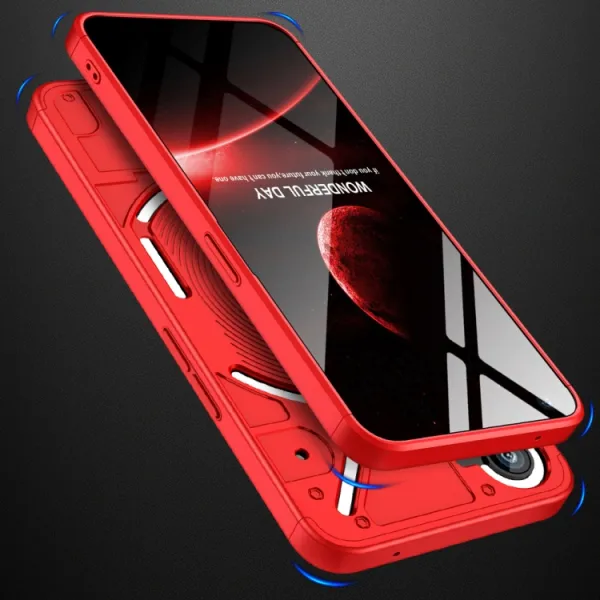 360° Ochranný kryt Nothing Phone 1 červený