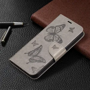 ART BUTTERFLY Peňaženkový obal pre Xiaomi Redmi Note 13 šedý