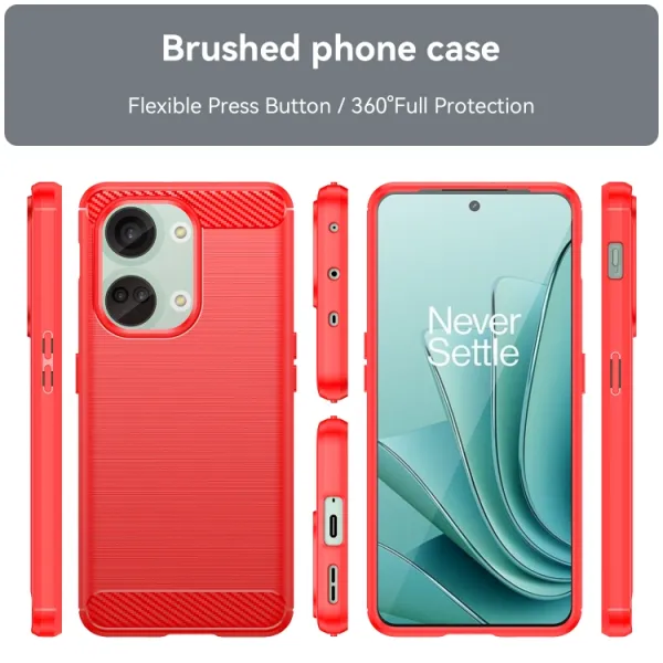 FLEXI TPU Kryt pre OnePlus Nord 3 5G červený
