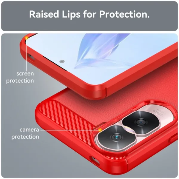 FLEXI TPU Kryt pre Honor 90 5G červený