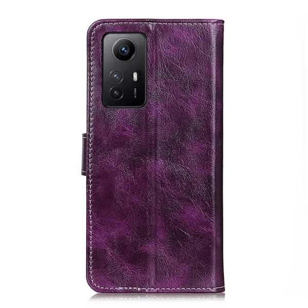 RETRO Peňaženkový obal Xiaomi Redmi Note 12S fialový