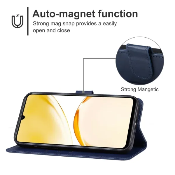 SMOOTH Peňaženkové puzdro pre Realme C53 modré