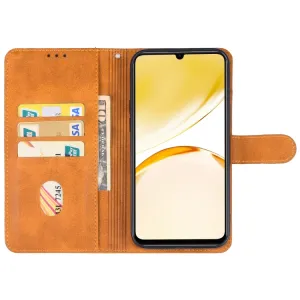 SMOOTH Peňaženkové puzdro pre Realme C53 hnedé