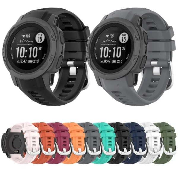 SILICONE Remienok pre Garmin Instinct 2S ružový