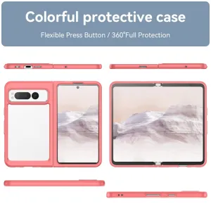 CRYSTAL Ochranný kryt pre Google Pixel Fold červený