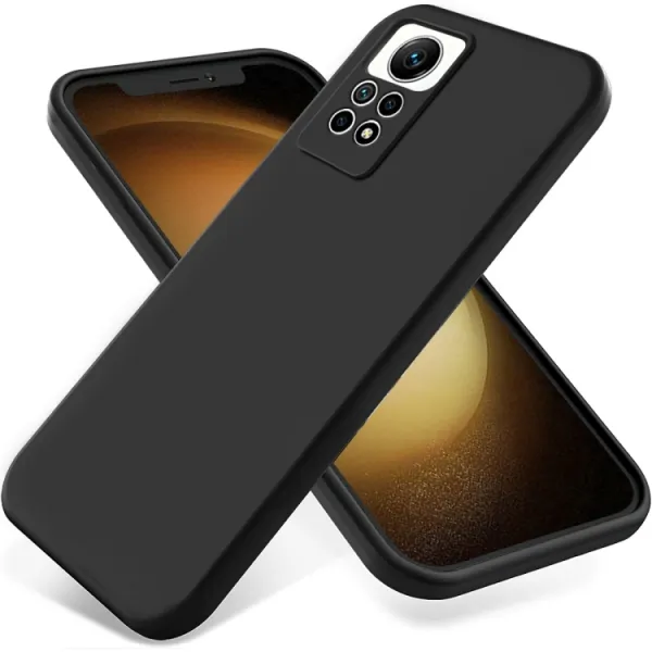 RUBBER Ochranný kryt pre Xiaomi Redmi Note 12 Pro čierny