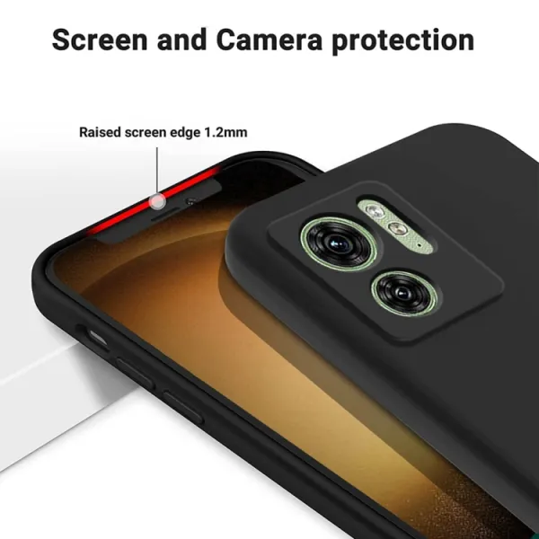 RUBBER Ochranný kryt pre Motorola Edge 40 čierny
