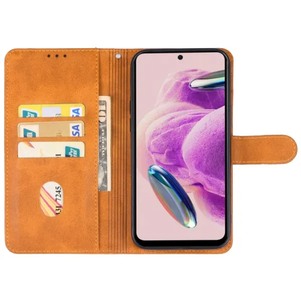 SMOOTH Peňaženkové puzdro pre Xiaomi Redmi Note 12S hnedé