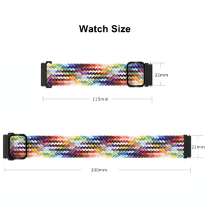 BRAIDED Nylonový remienok pre Google Pixel Watch / Pixel Watch 2 modrý